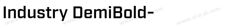 Industry DemiBold字体转换